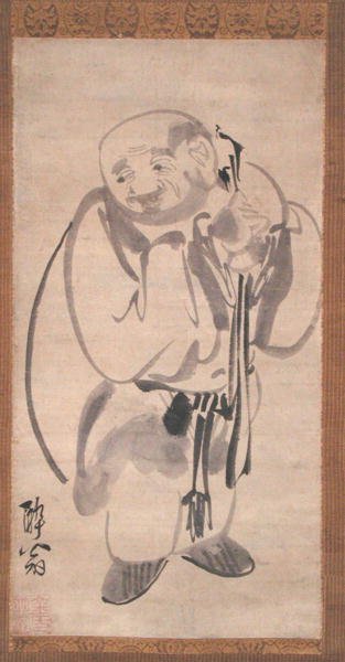 Po-dae (caneta e tinta sobre papel) de Myong kuk Kim