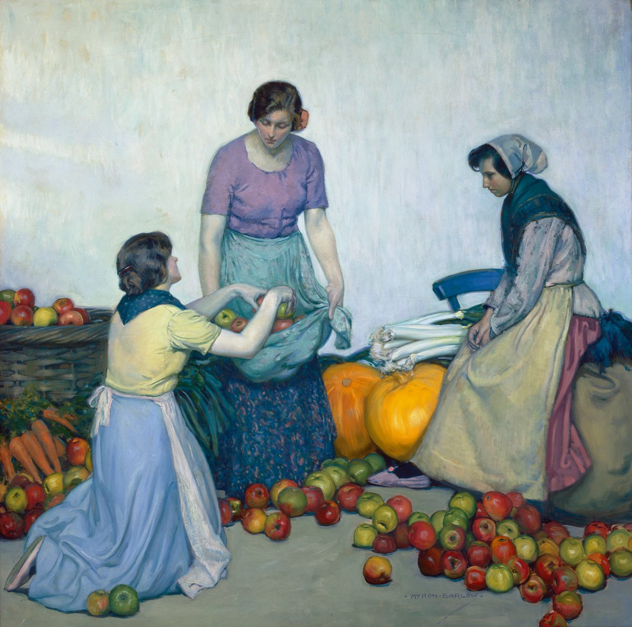 Maçãs, c.1914 de Myron G. Barlow