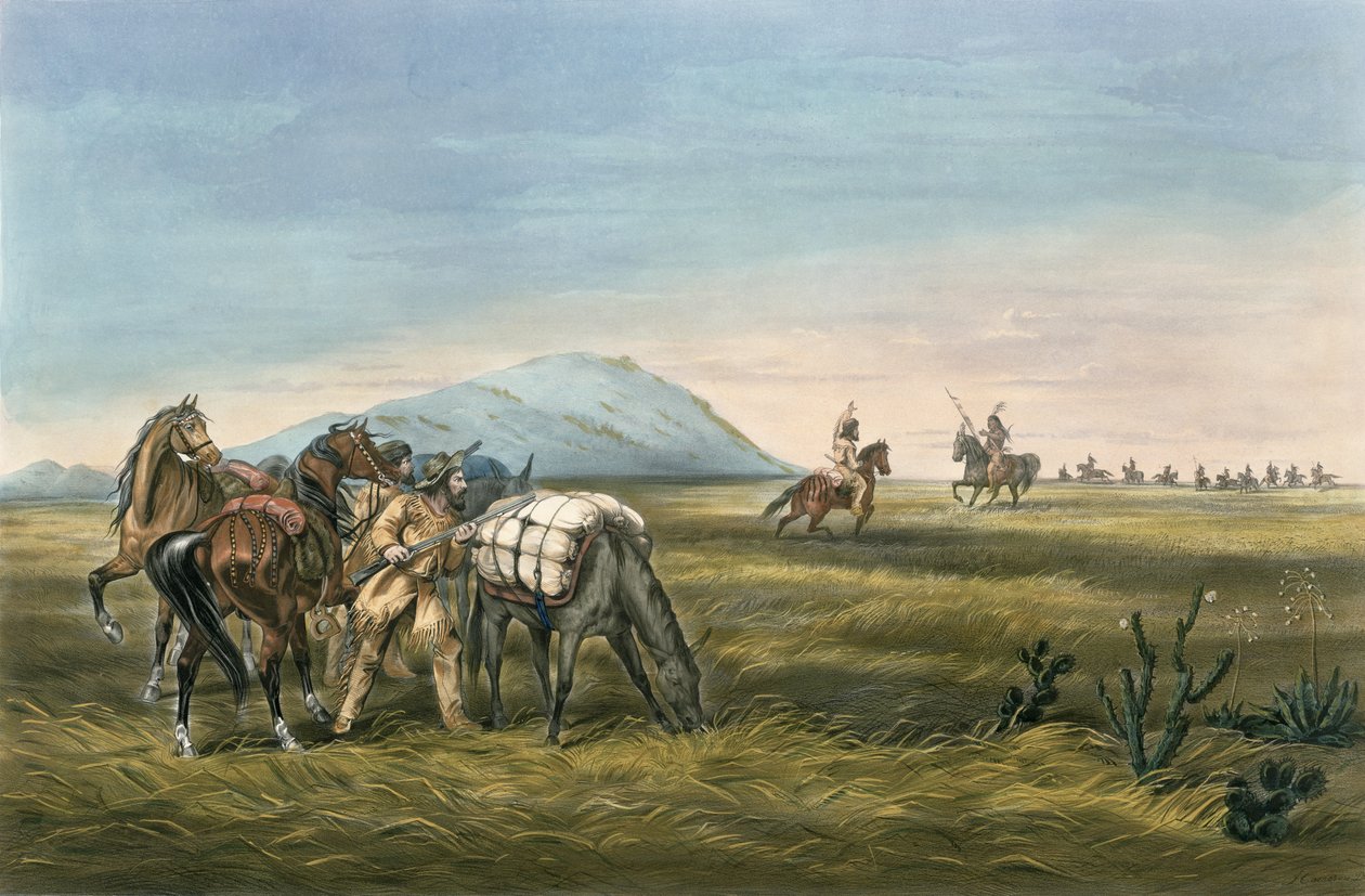 Um Parley, preparado para uma emergência, 1866 de N. and Ives, J.M. Currier