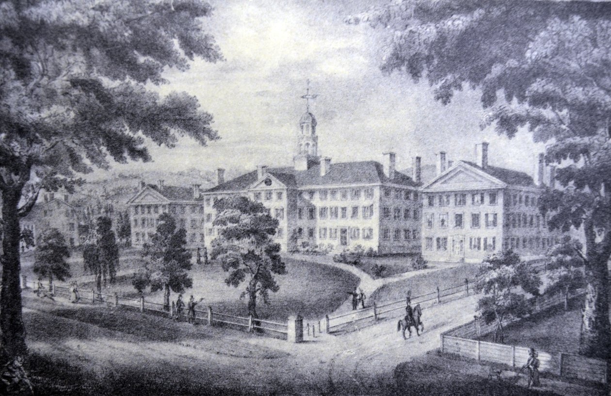 Currier & Ives Ilustração do século XIX. Faculdade de Dartmouth de N. and Ives, J.M. Currier
