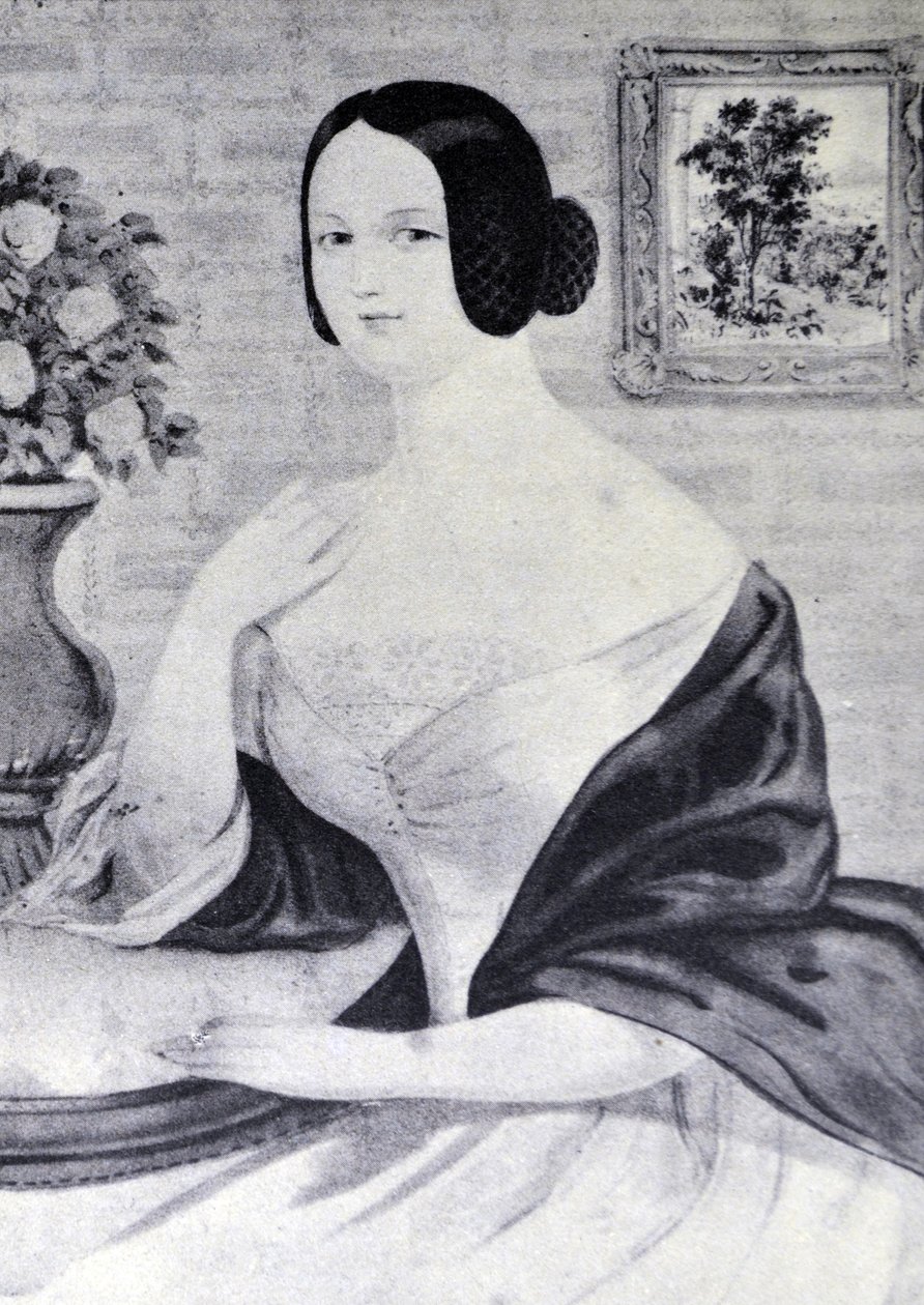 Currier & Ives Ilustração do século XIX. Emeline de N. and Ives, J.M. Currier