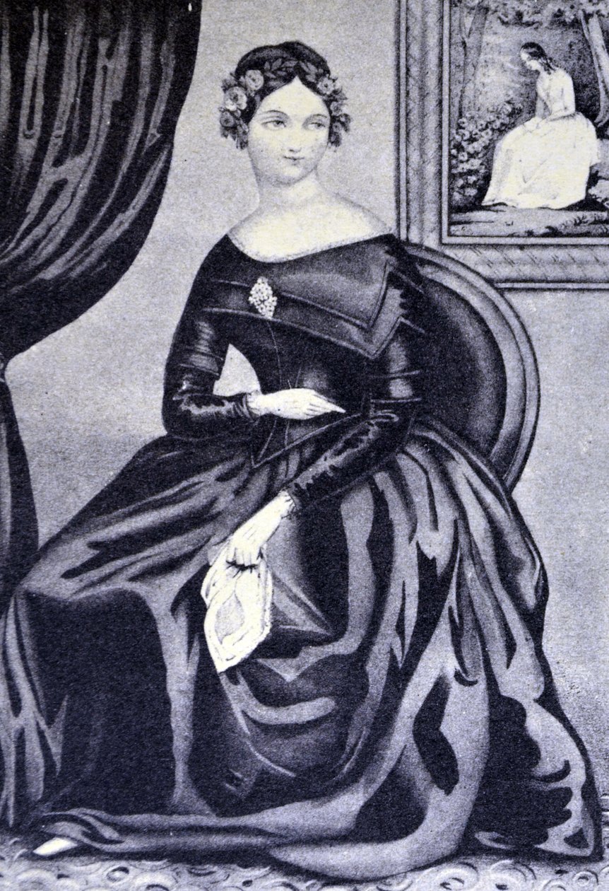Currier & Ives Ilustração do século XIX. Julia de N. and Ives, J.M. Currier