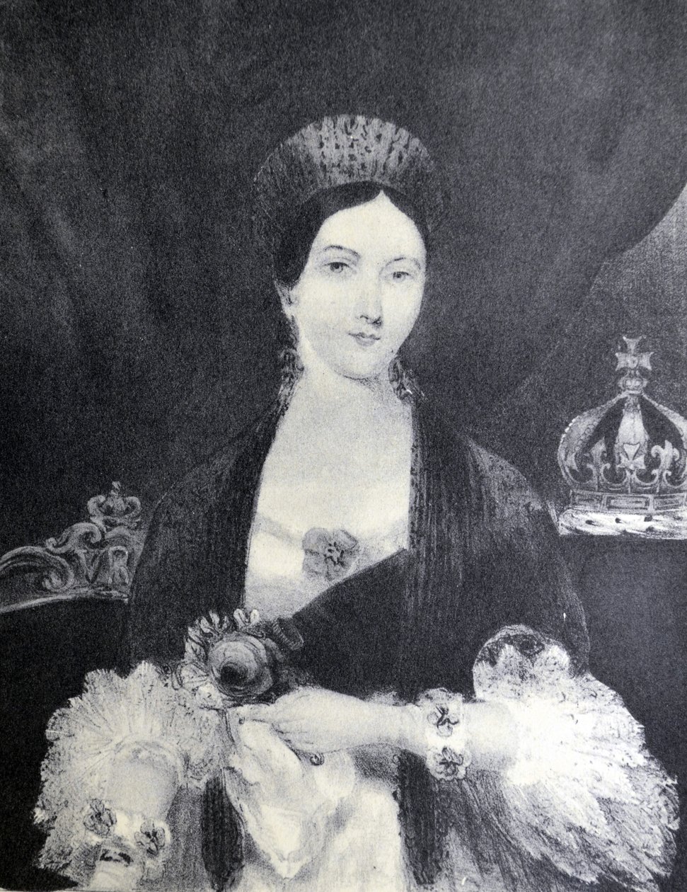 Currier & Ives Ilustração do século XIX. rainha Victoria de N. and Ives, J.M. Currier