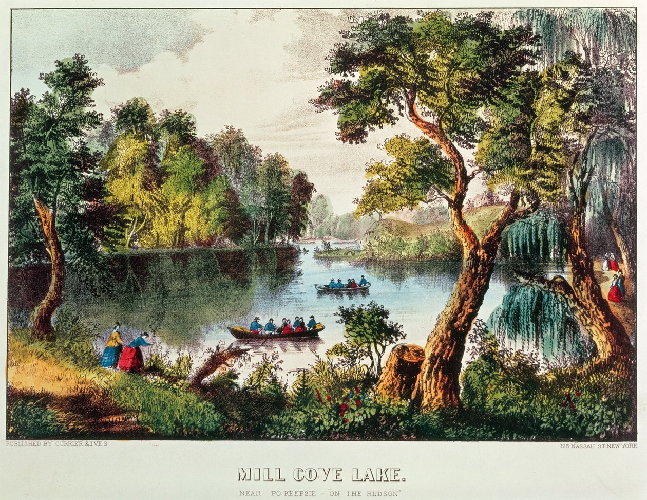 Mill Cove Lake de N. and Ives, J.M. Currier
