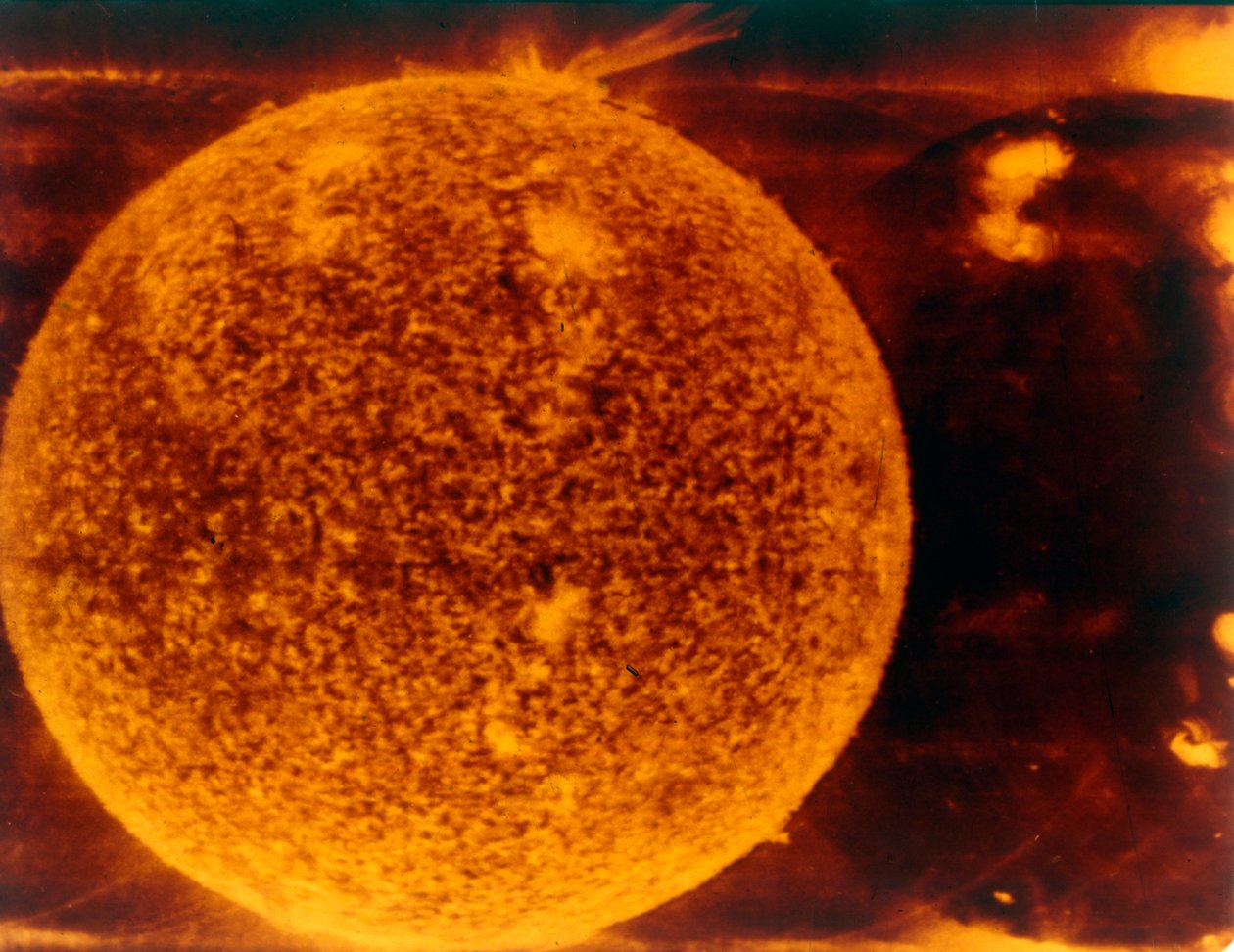 Erupção solar, 10 de junho de 10 de 1973. de NASA Images