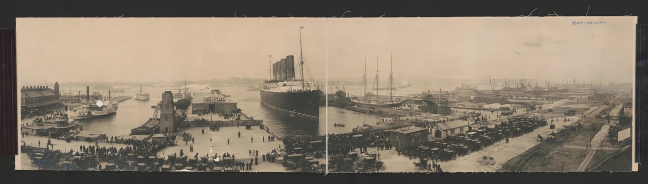 A Lusitânia no fim de uma viagem recorde de N.W. Penfield