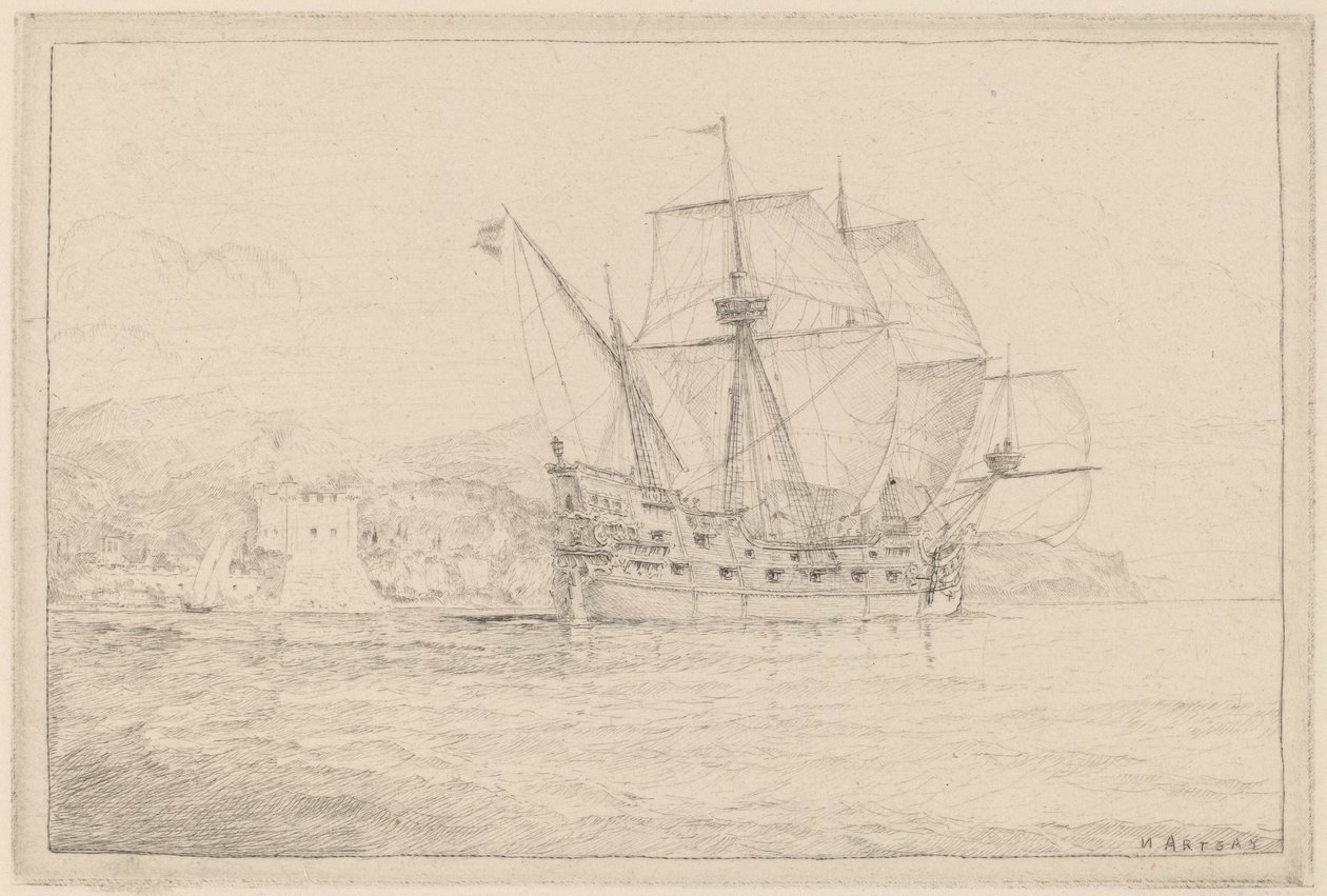 Navio à vela de N. Artsay