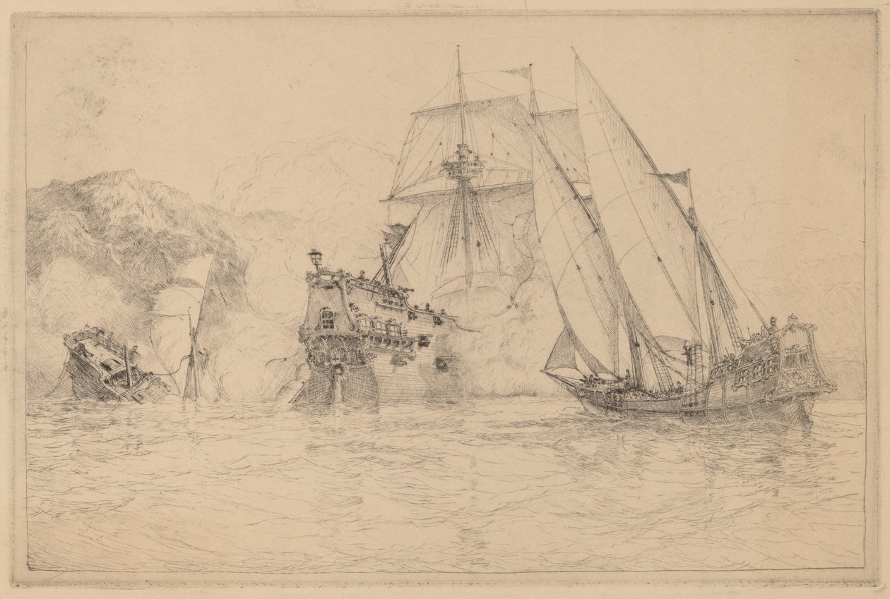 Combate de Navios. de N. Artsay