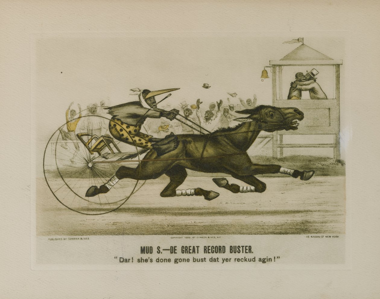 Mud S. - De Great Record Buster de N. & Ives J.M.(1824 95) (after) Currier