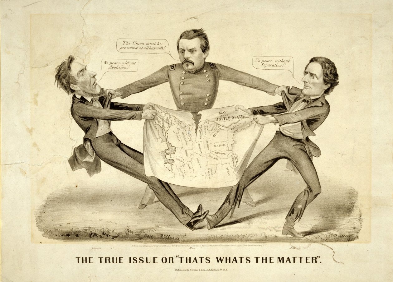 A verdadeira questão ou "é isso que importa de N. and Ives J.M. (1824 95) Currier