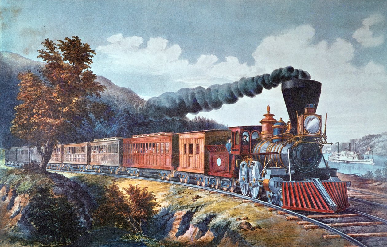 Trem American Express de Currier and Ives