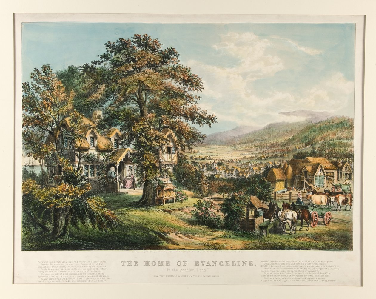 O Lar da Evangelina de Currier and Ives