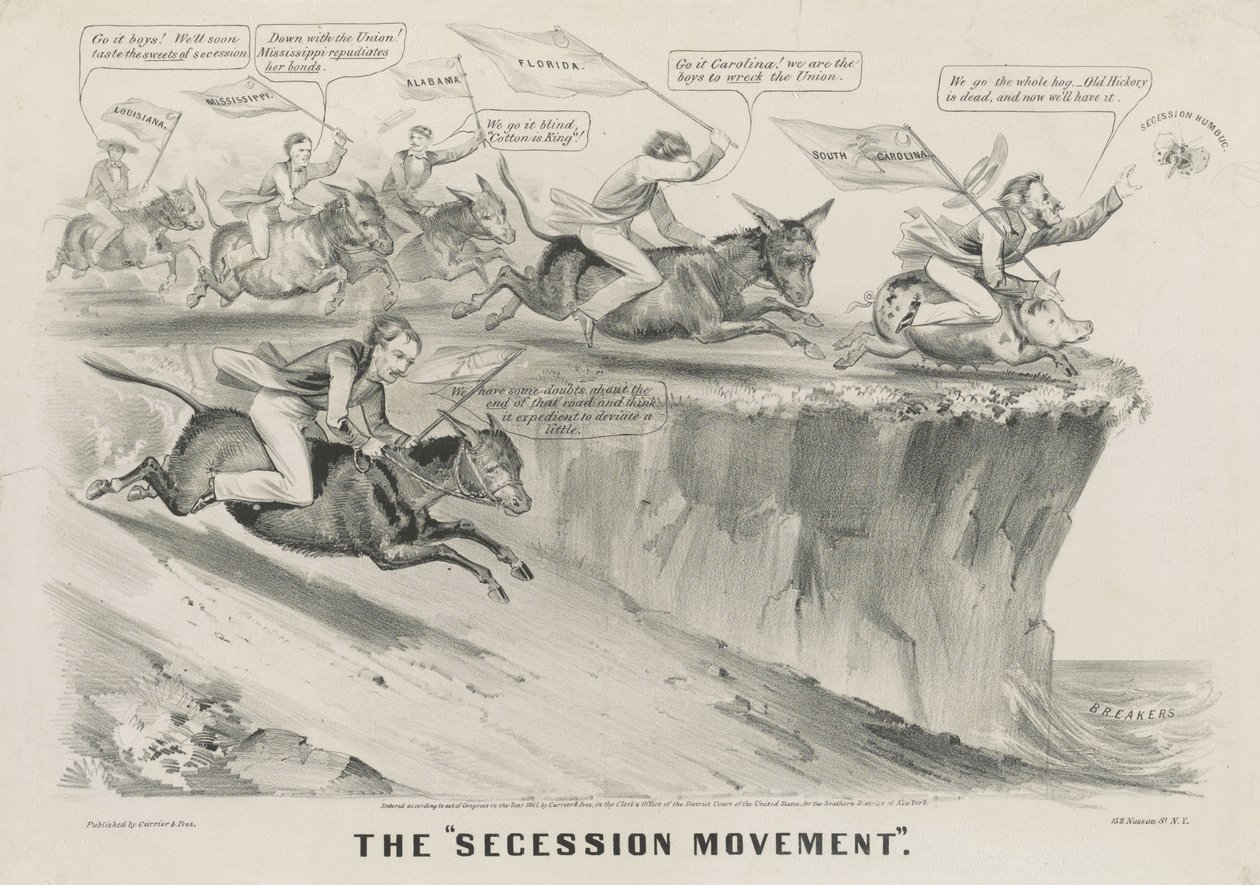 O "movimento de secessão de Currier and Ives