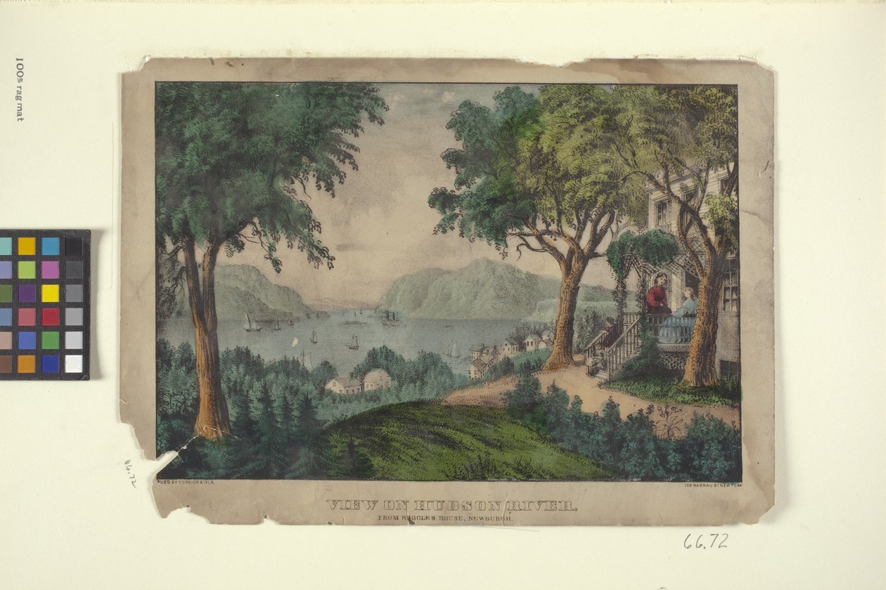 Vista no rio Hudson, de Ruggle