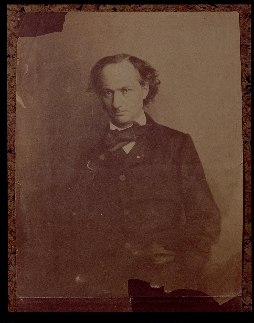 Charles Baudelaire (1820-1867), poeta francês, retrato fotográfico de Nadar