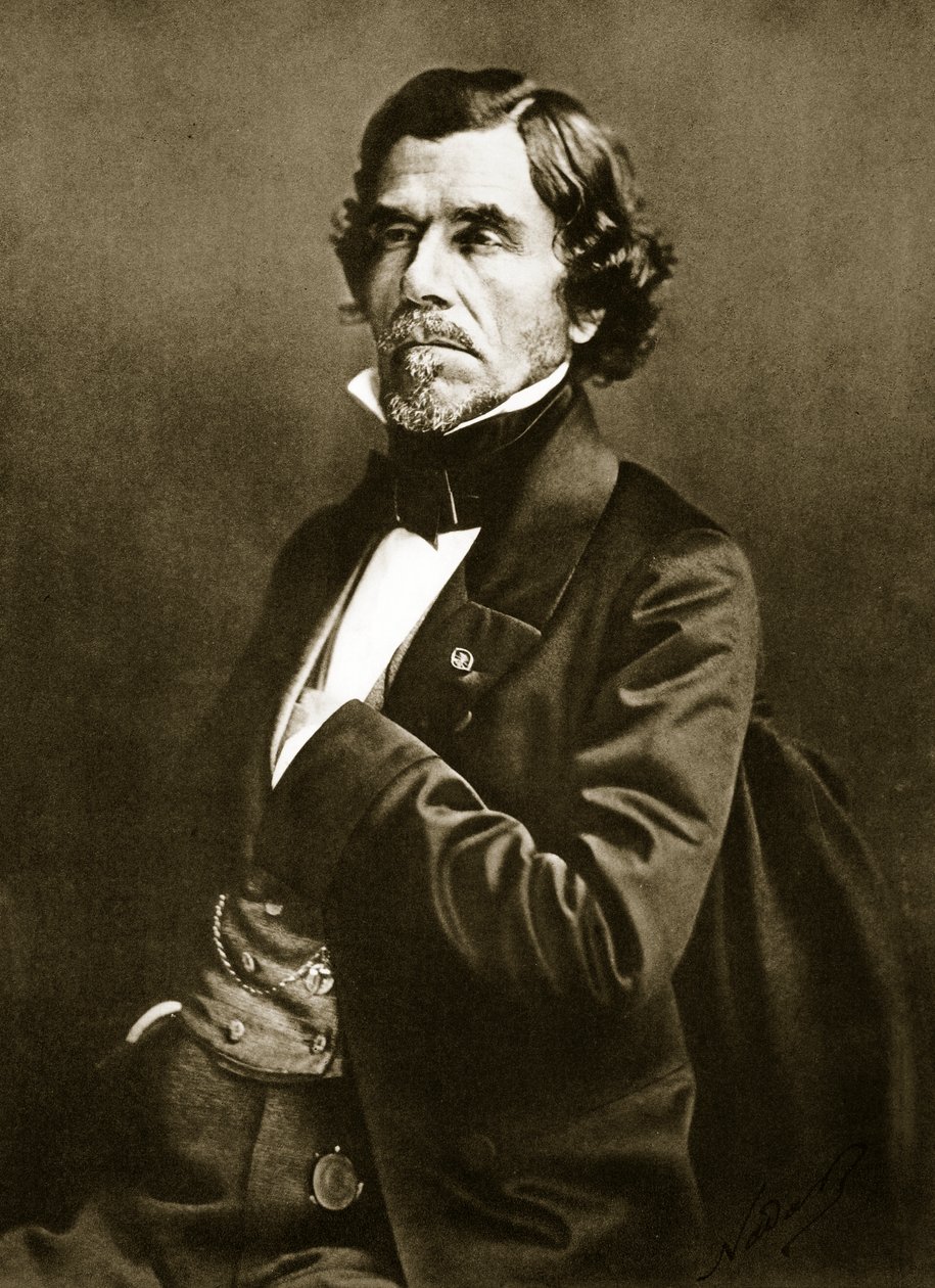 Eugene Delacroix (1798-1863) (foto sépia) de Nadar