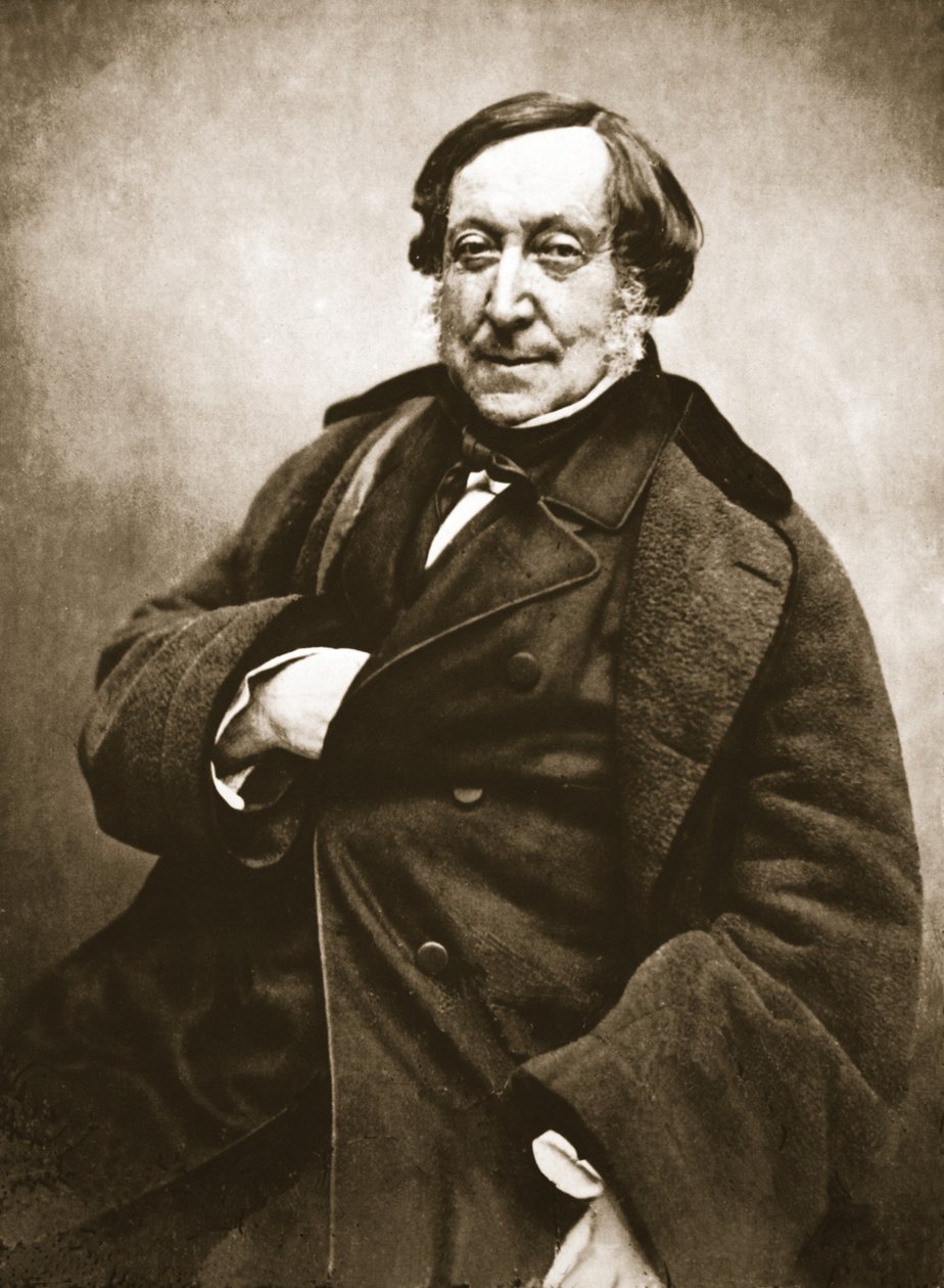 Gioacchino Rossini, 1856 (fotogravura) de Nadar