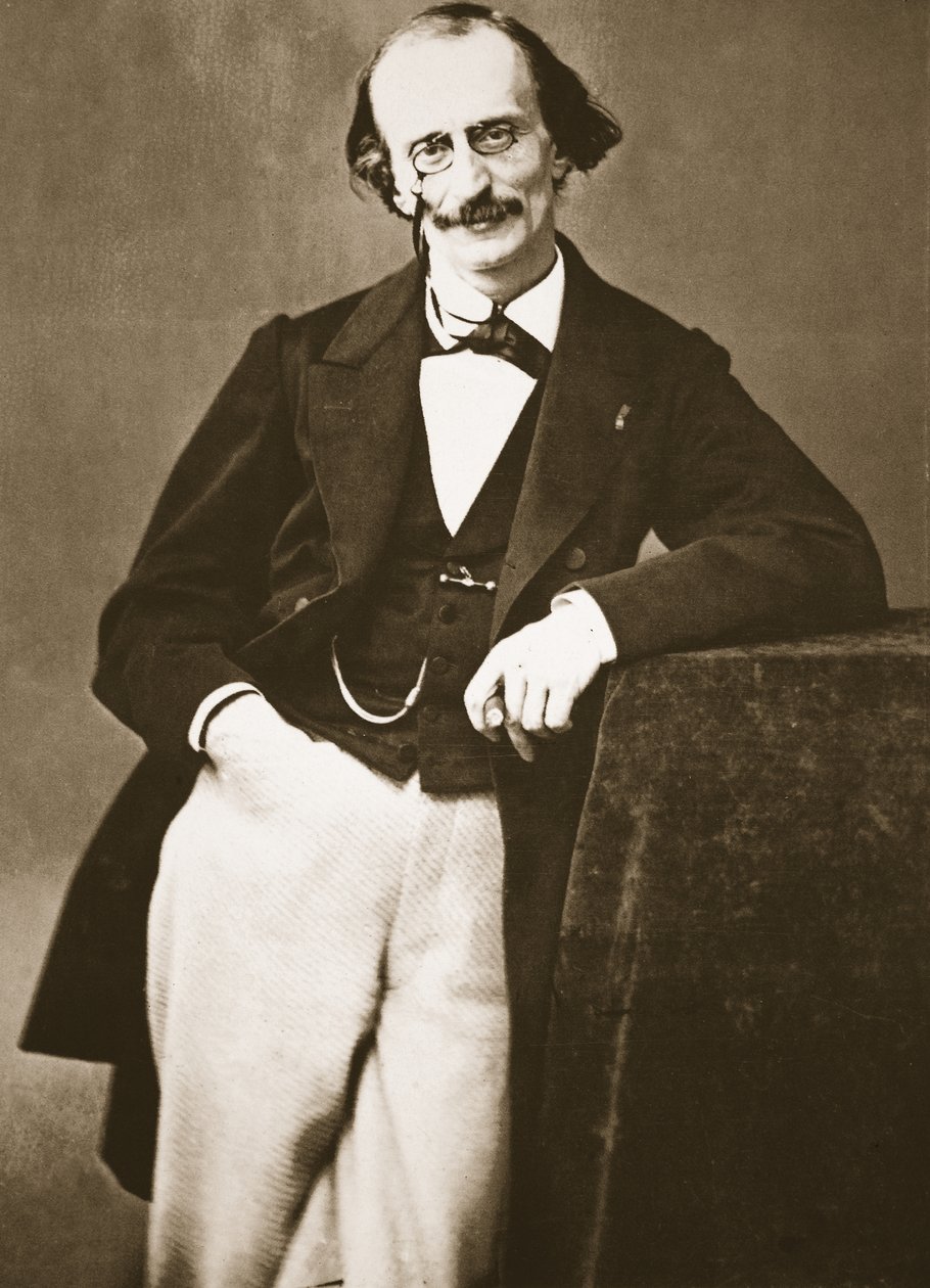 Jacques Offenbach, 1865 (fotogravação) de Nadar