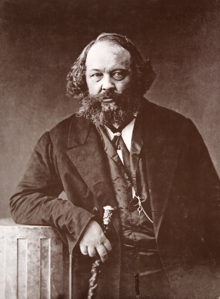Mikhail Alexandrovitch Bakounine, c.1865 (fotogravura) de Nadar