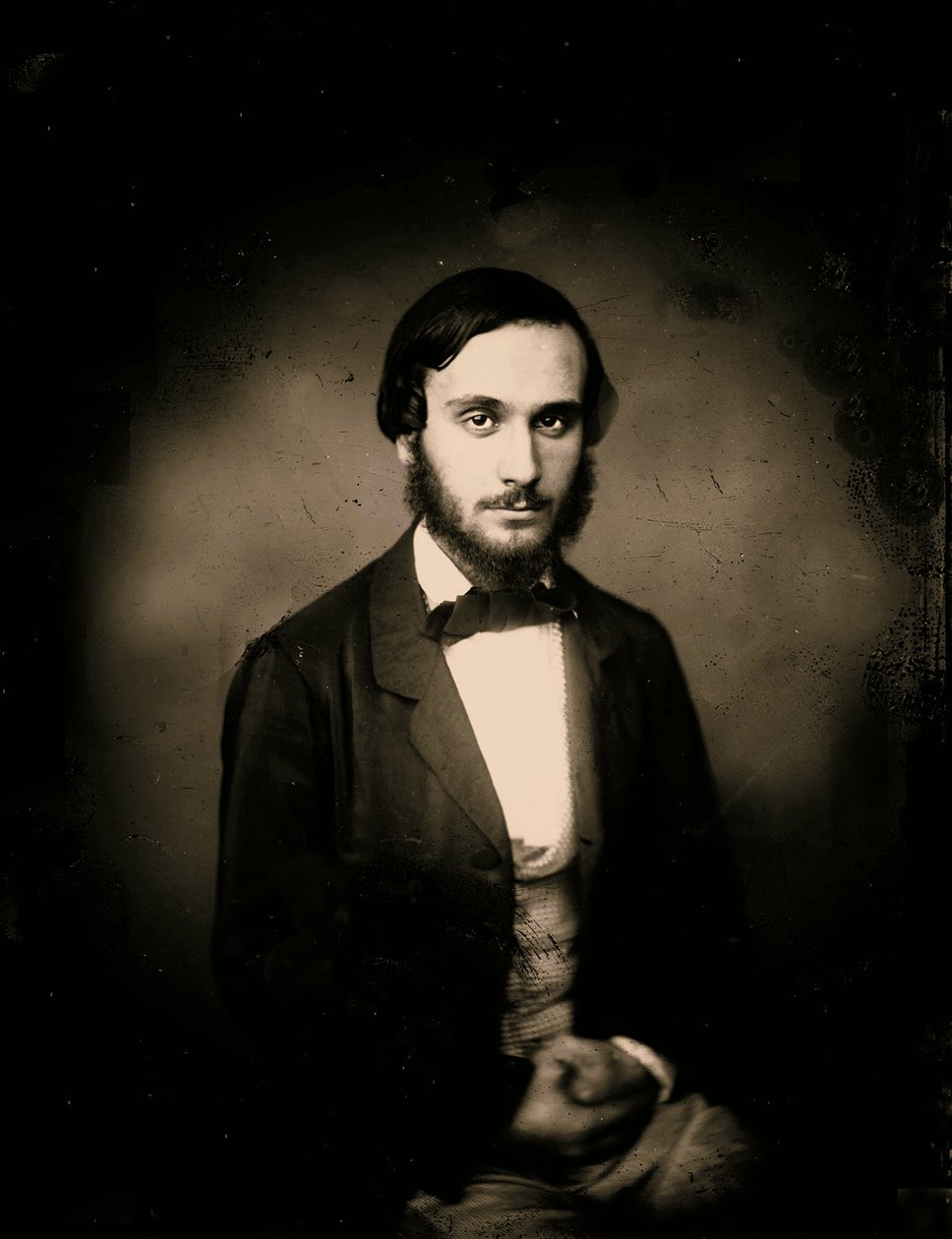 Retrato de Eugene Trutat quando jovem. de Nadar