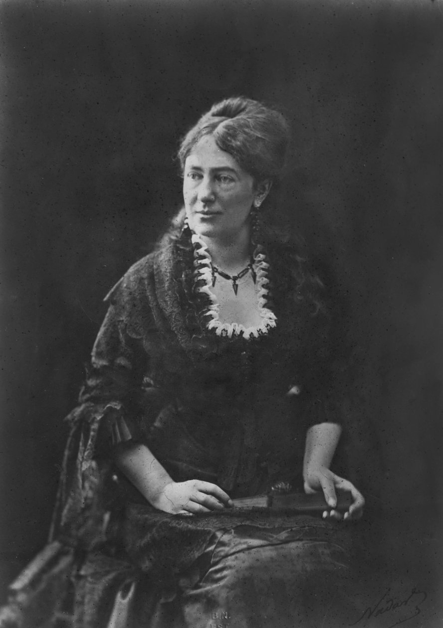 Retrato de Juliette Adam de Nadar