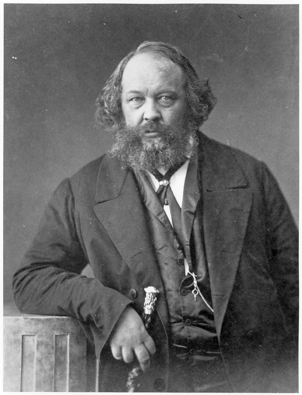 Retrato de Mikhail Aleksandrovich Bakunin (1814-76) c.1860 de Nadar