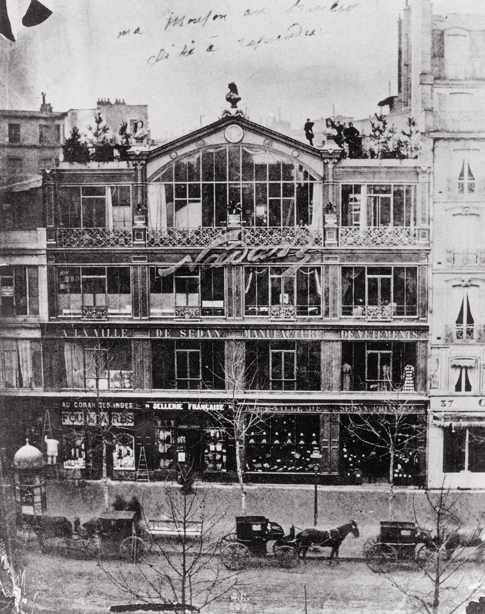 Estúdio de Nadar em 35 Boulevard des Capucines, Paris, c.1855 de Nadar