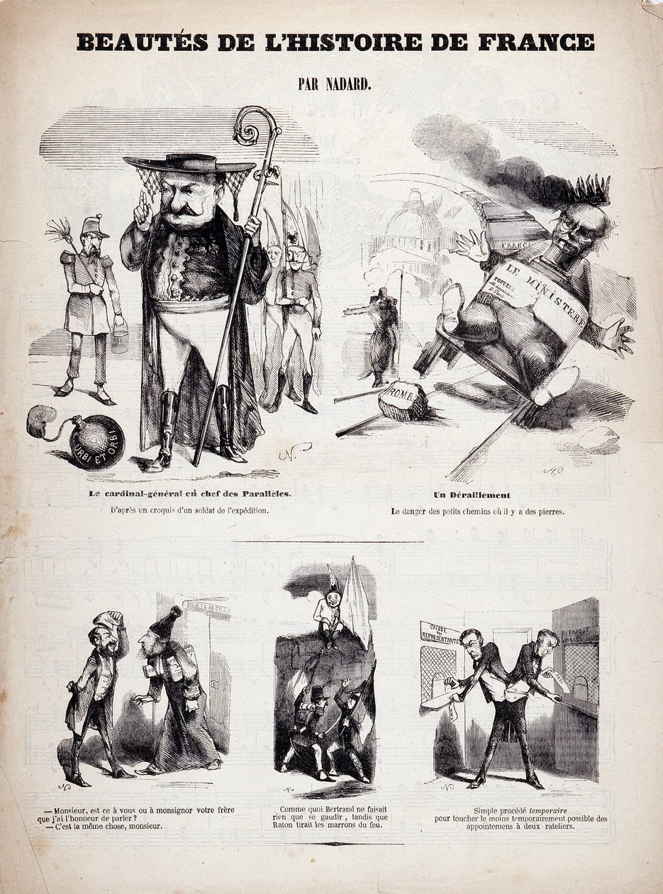 As belezas da história da França de Nadar
