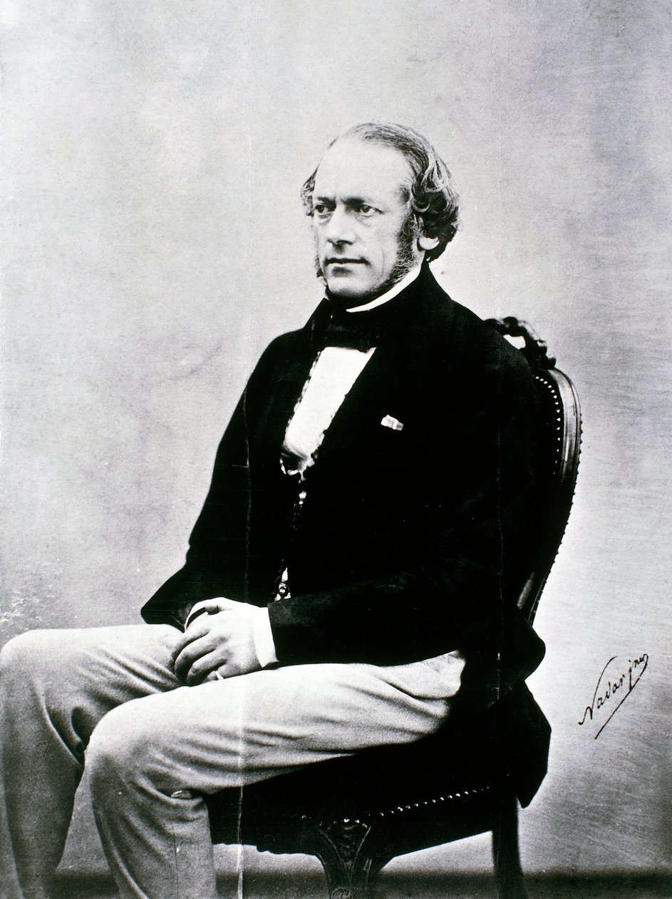 Charles-Auguste de Bériot (foto a p/b) de Nadar