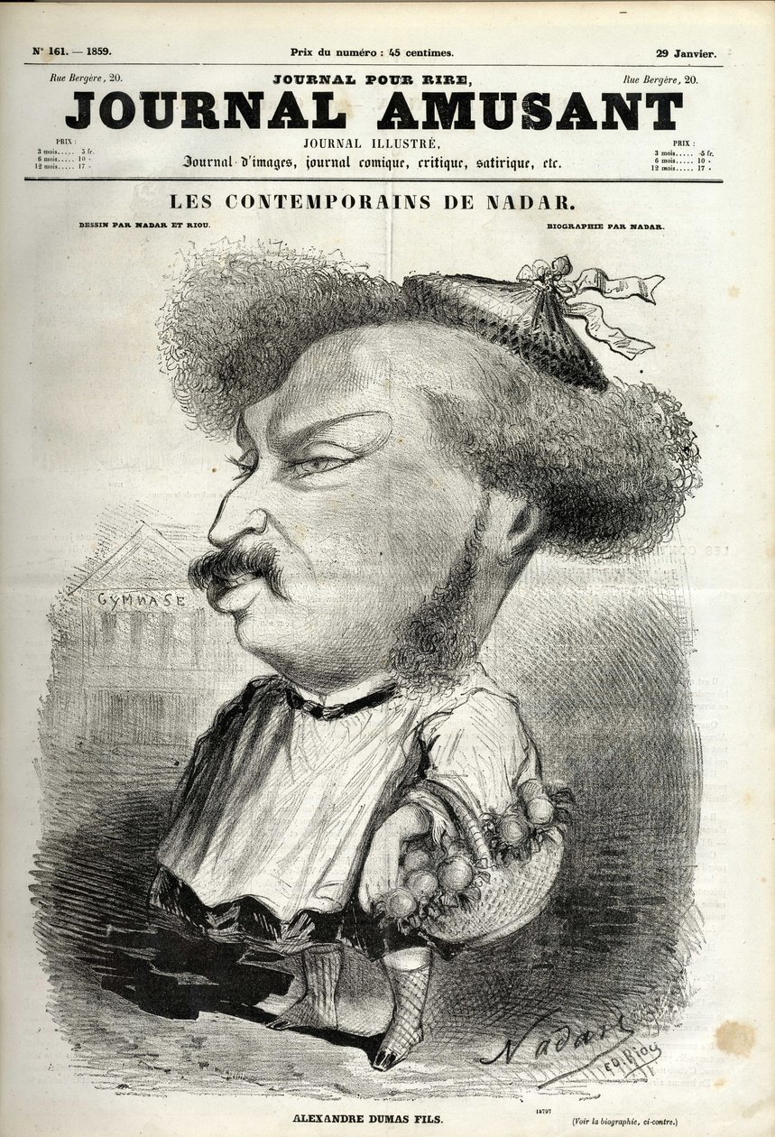 Capa do "The Fun Journal". de Nadar
