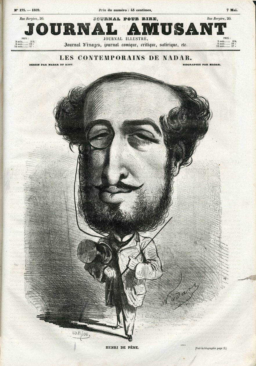 Capa do "The Fun Journal". de Nadar