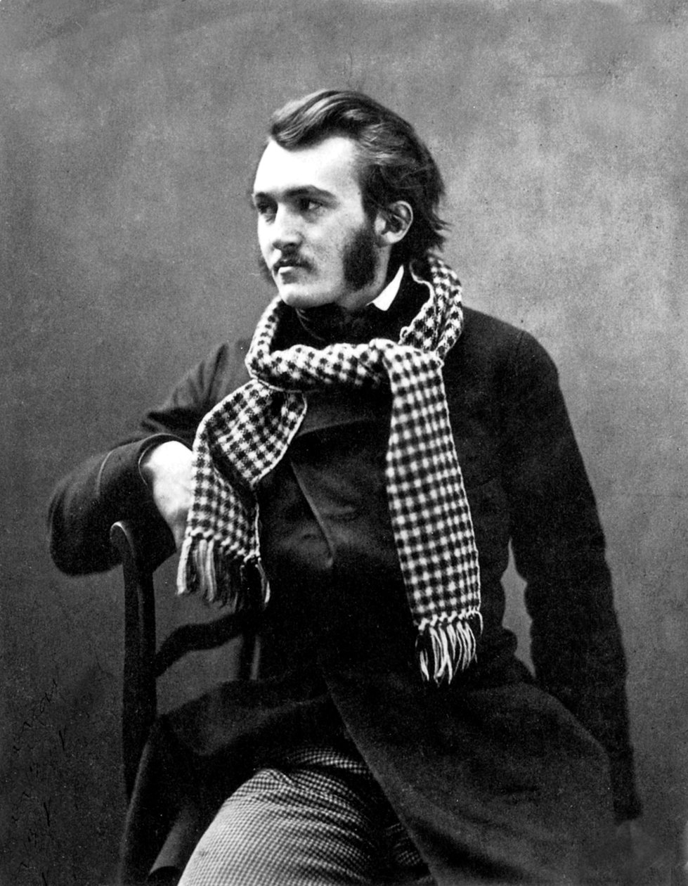 Gravador francês Gustave Dore (1832-1883) fotografado por Nadar de Nadar