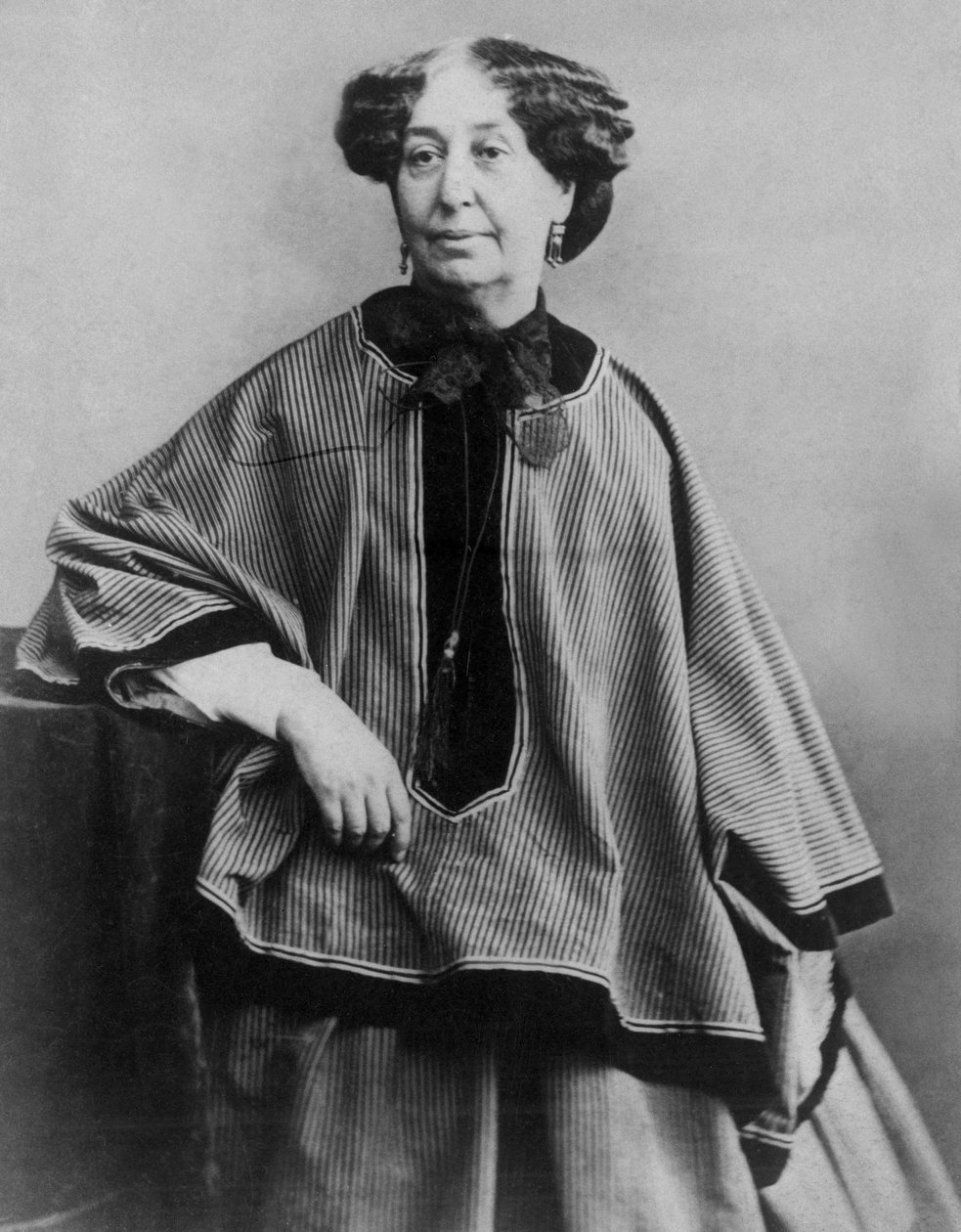 O escritor francês George Sand (1804-1876), foto de Nadar 1864 de Nadar