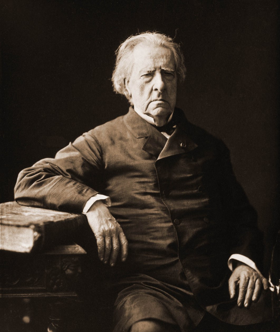 Retrato do Barão Taylor, filantropo 1789-1879 (foto) de Nadar