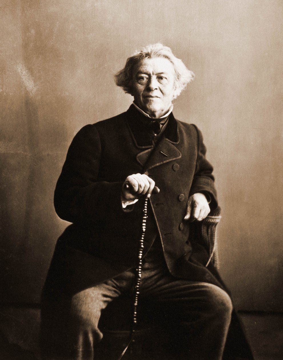Retrato de Camille Corot, pintora 1796-1875 (foto) de Nadar