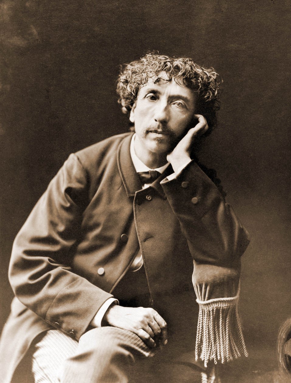 Retrato de Charles Garnier, arquiteto da Ópera de Paris 1825-1898 (foto) de Nadar