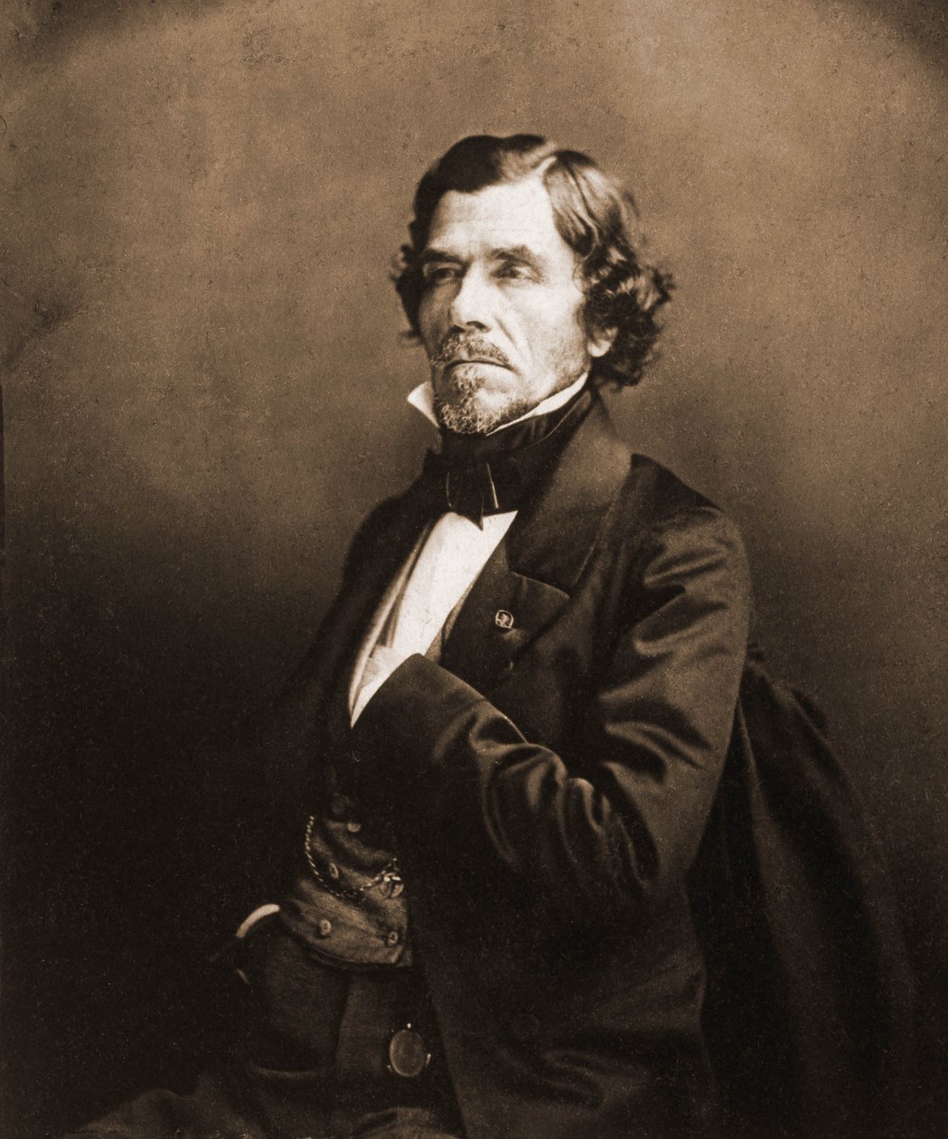 Retrato de Eugene Delacroix, pintor 1798-1863 (foto) de Nadar