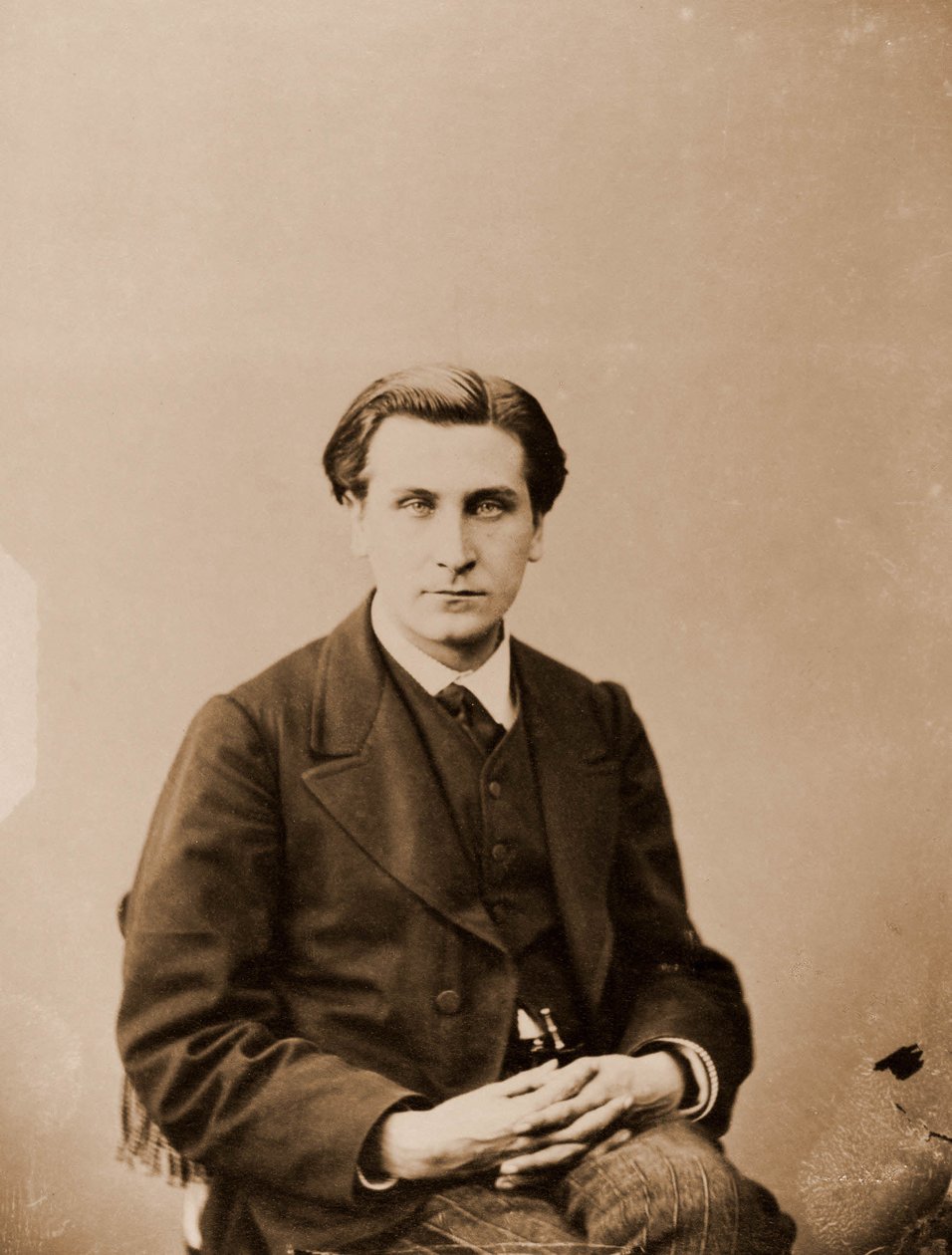 Retrato de François Coppee, poeta 1842-1908 (foto) de Nadar