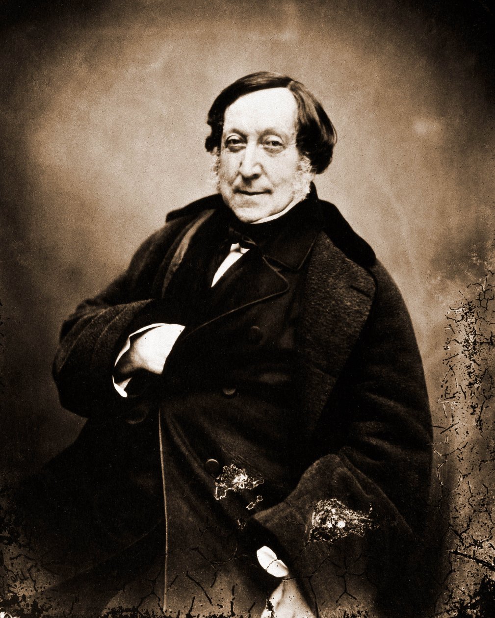 Retrato de Gioachino Rossini, compositor 1792-1868 (foto) de Nadar