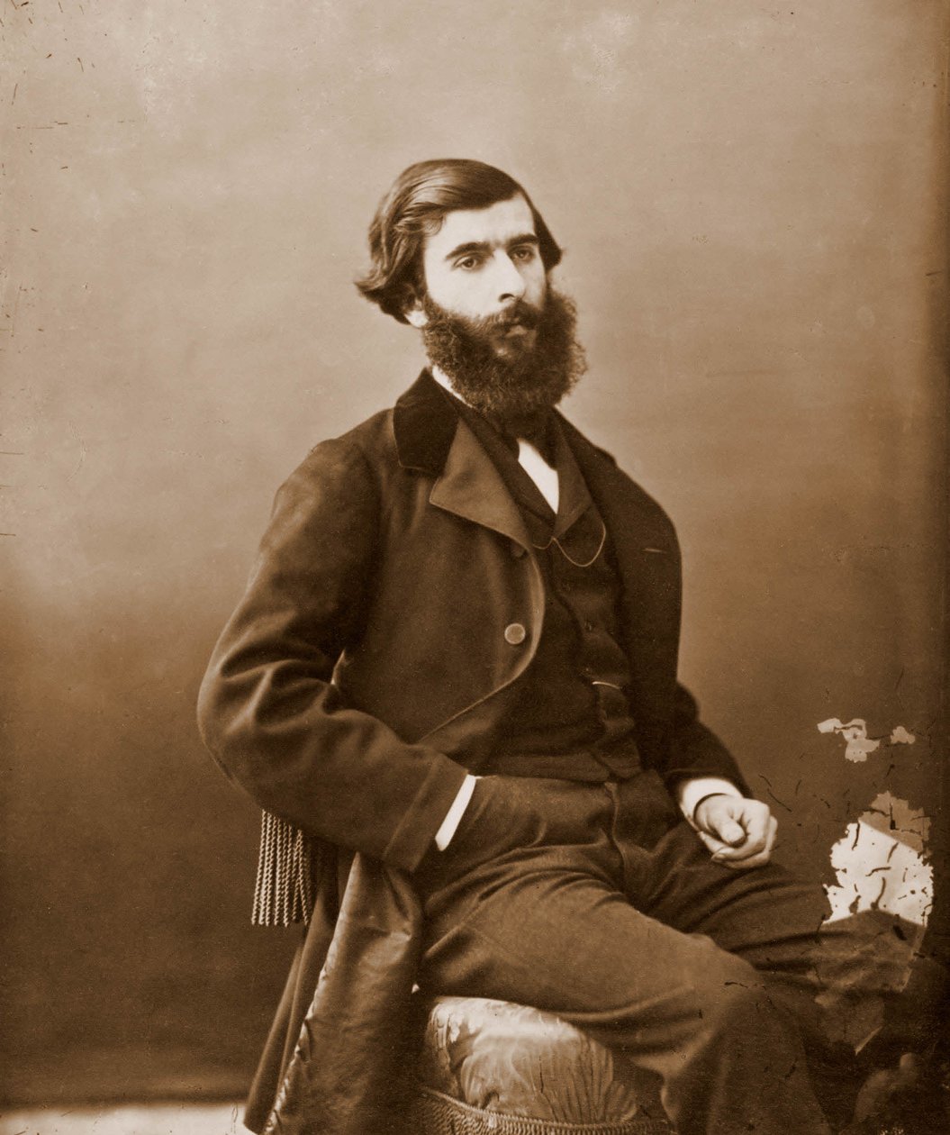 Retrato de Ludovic Havely, Libretist 1834-1908. Ele escreveu para Offenbach (foto) de Nadar