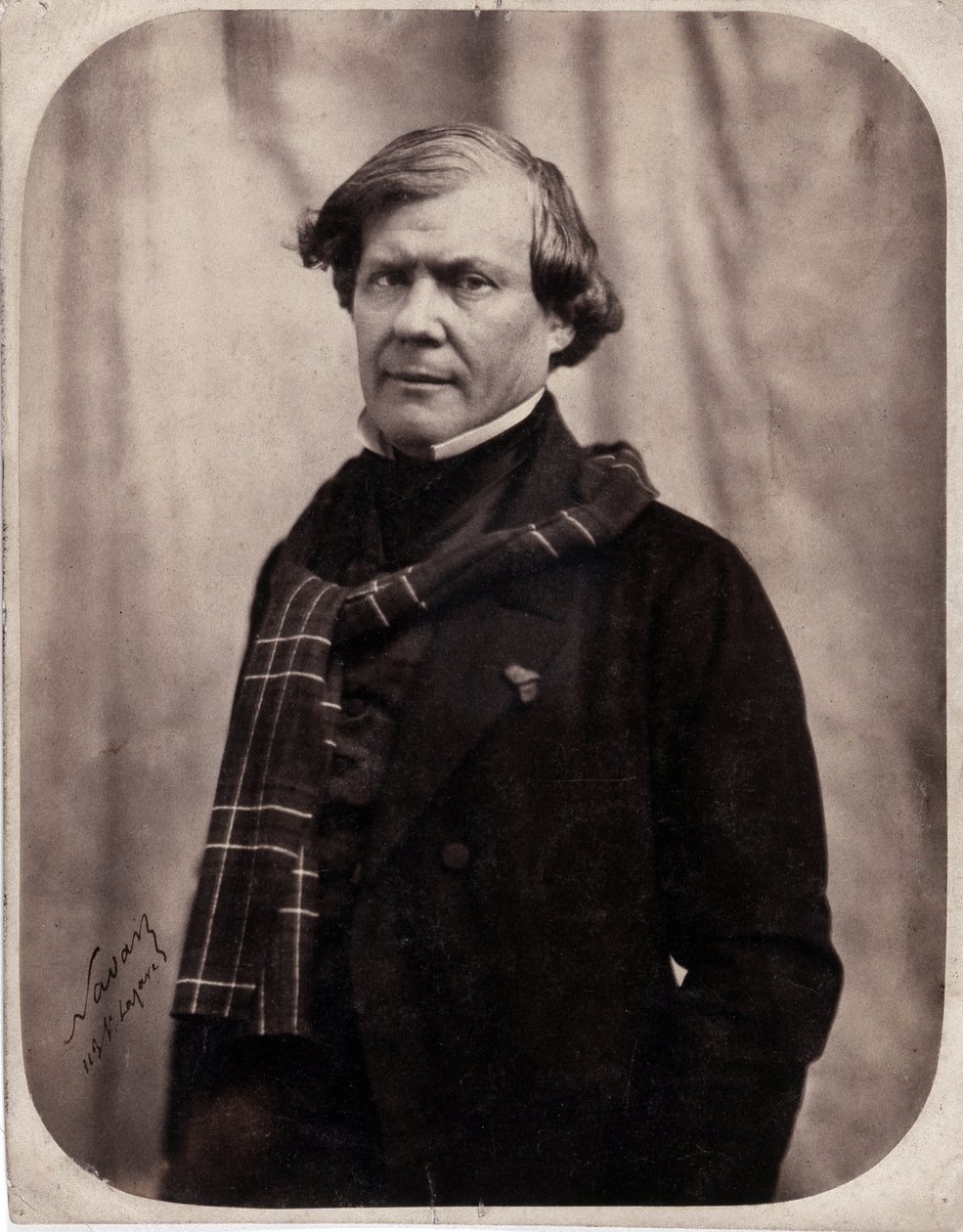 Retrato de Paul Lacroix dit P.L. Jacob bibliófilo (1806-1884) de Nadar