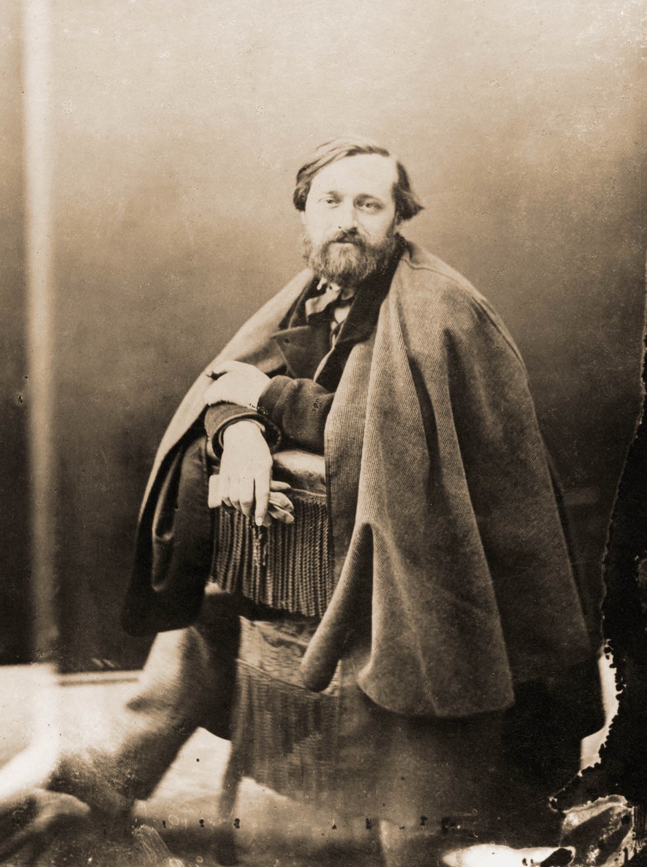 Retrato de Pierre Alexix Ponson du Terrail, escritor, filetonista 1829-1871 (foto) de Nadar