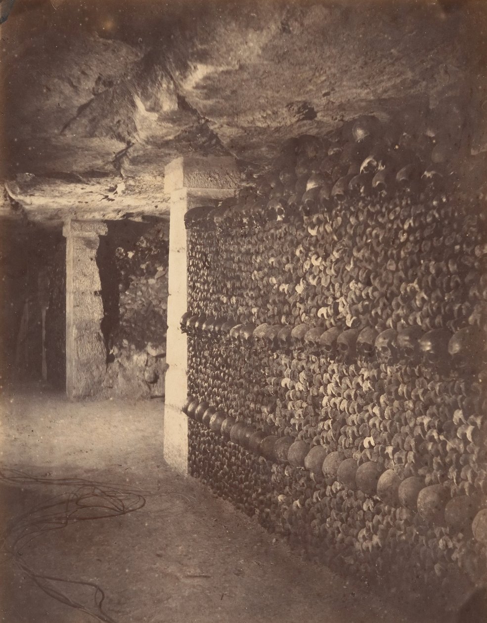 Catacumbas, Paris, abril de 1862. de Nadar