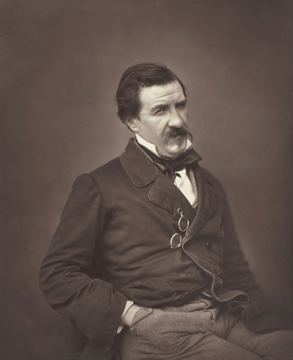 Champfleury nascido Jules François Felix Fleury-Husson, crítico e romancista francês, 1821-1889, c.1855 de Nadar