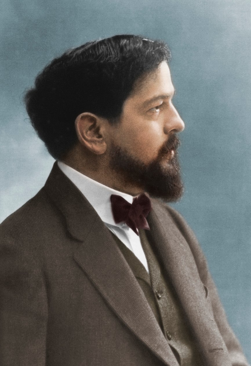 Claude Debussy 1862-1918, compositor francês de Nadar