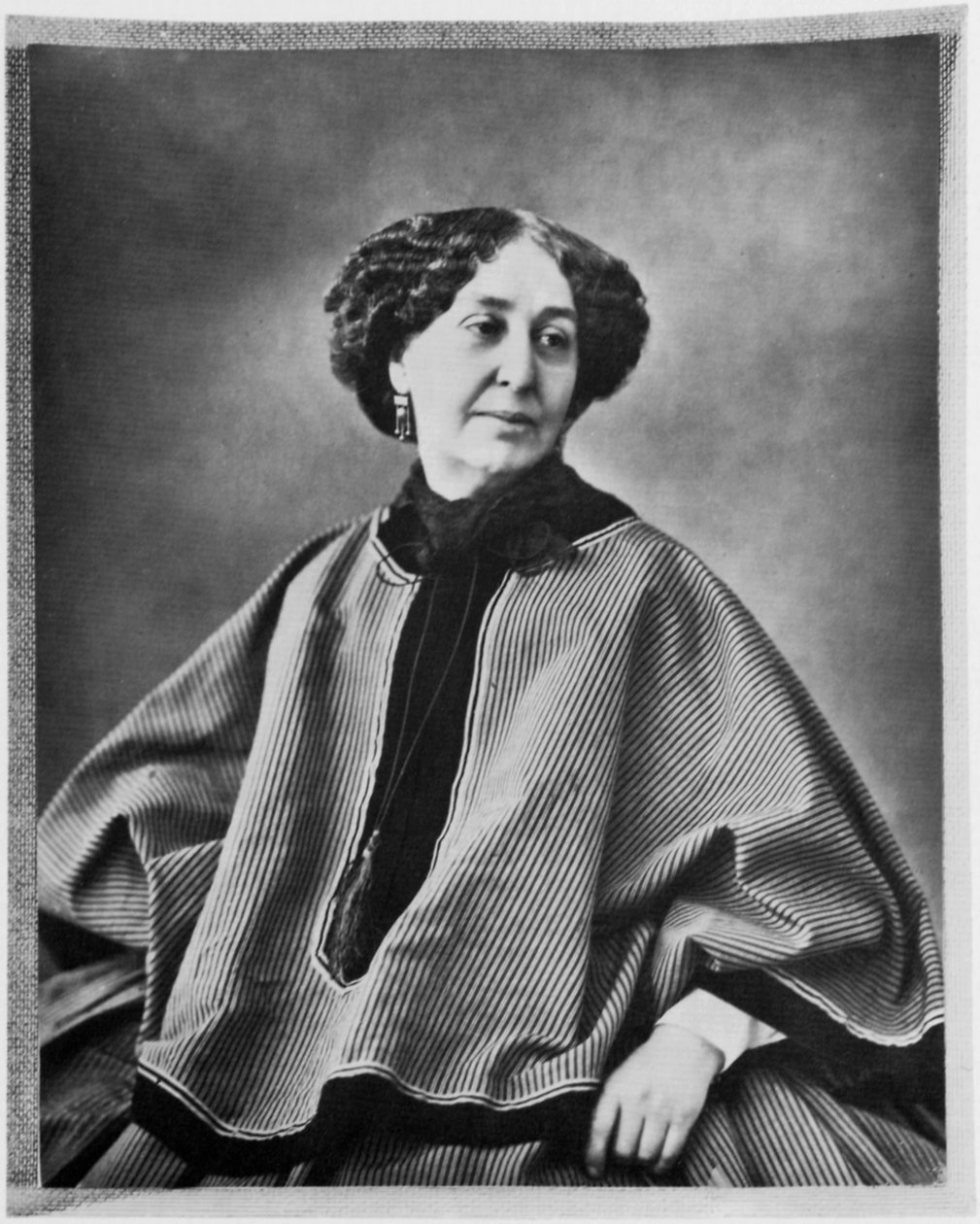 George Sand, autor francês, 1864 de Nadar