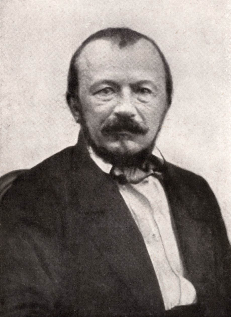 Gerard de Nerval, poeta francês, meados do século XIX. de Nadar