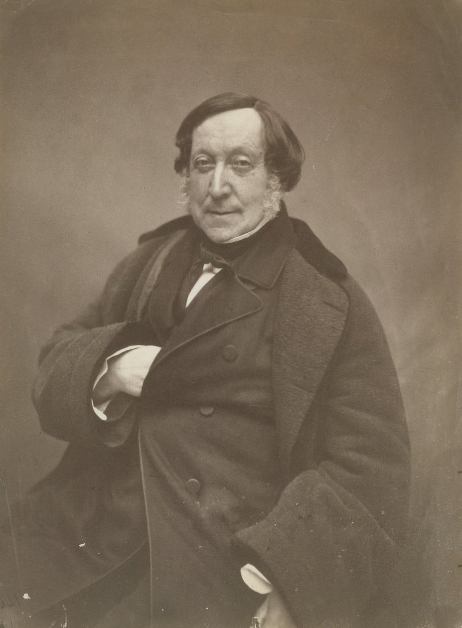 Gioacchino Rossini, março de 1856. de Nadar