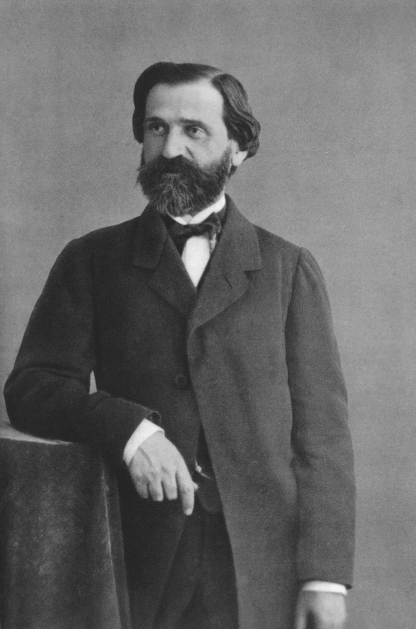 Giuseppe Verdi 1813-1901, compositor romântico italiano, principalmente de ópera de Nadar