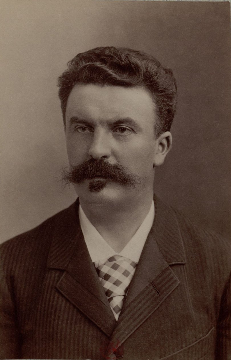 Guy de Maupassant - fotografia do Atelier Nadar de Nadar